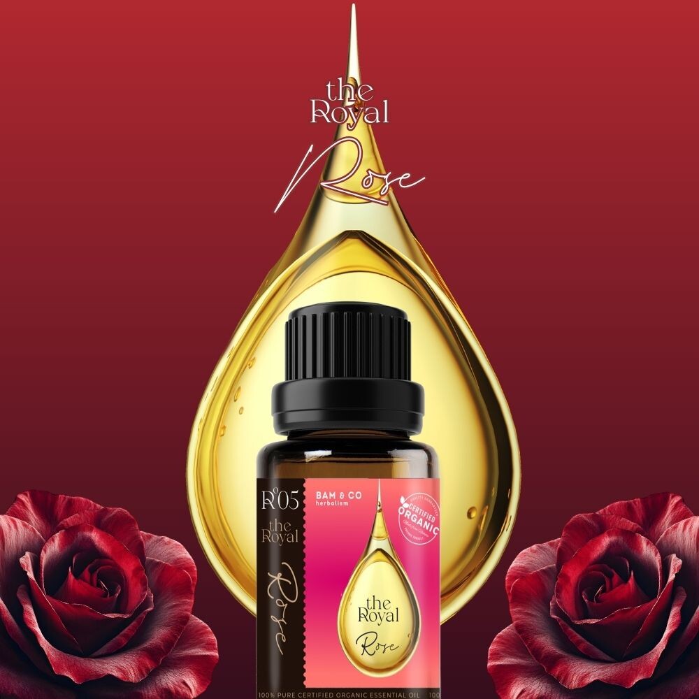 BAM & CO Royal Rose Organic Essential Oil 10ml